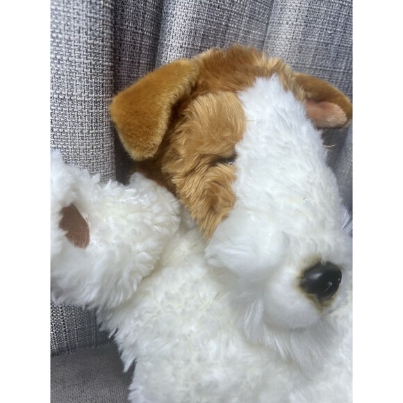 Puppet Company Fox Terrier Dog 15 Inch Plush Hand Toy Stuffed Animal - Picture 3 of 10